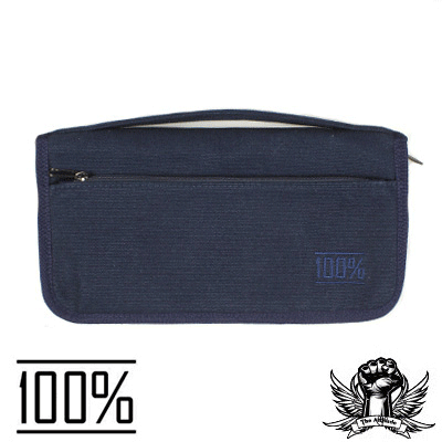 100% Travel Wallet Navy OP1004