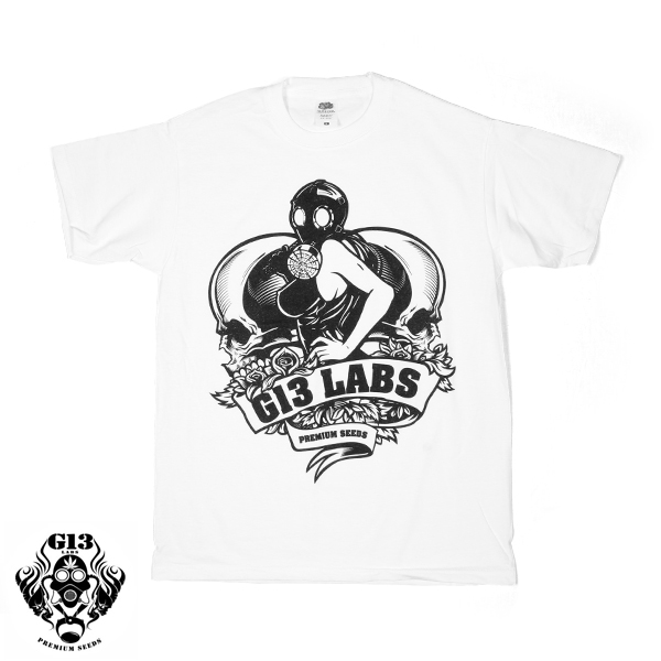 G13 Labs Gas Mask Lady T-shirt