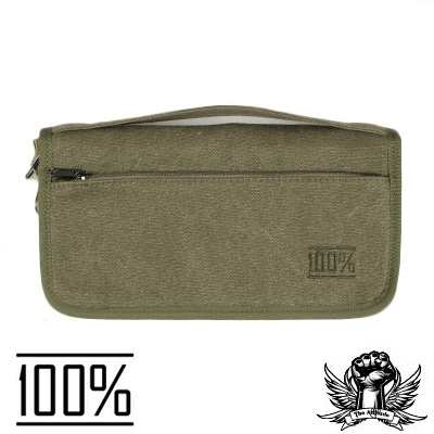 100% Travel Wallet Khaki OP1004