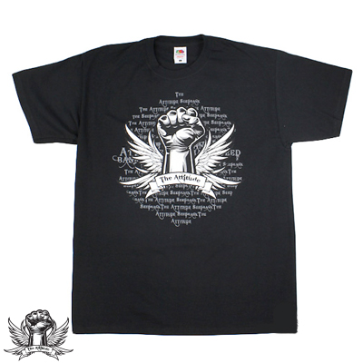 The Attitude Seedbank Attitude Old School T Shirt Black