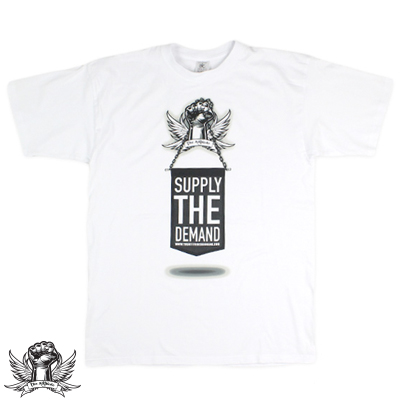The Attitude SeedBank Supply The Demand T Shirt White