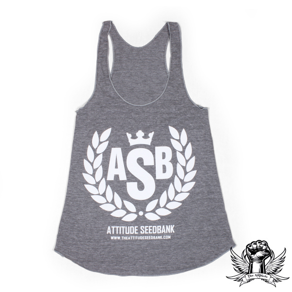 The Attitude Seedbank ASB Ladies Tank Top Grey