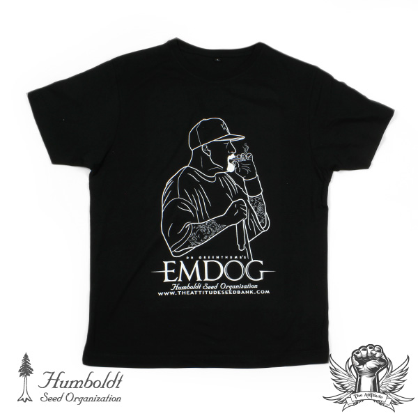 Attitude Seedbank B-Real EmDog OG Black T Shirt