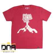 DNA Genetics Seeds Smoking Girl T Shirt Red