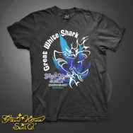 Greenhouse Great White Shark Black T-Shirt (ATS003)