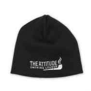The Attitude Smoking Lounge Logo Beanie Black