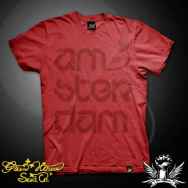 Greenhouse Ams-Ter-Dam Fire Red T-Shirt (ATS018)