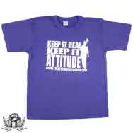 The Attitude Seedbank Keep it Attitude T Shirt Indigo