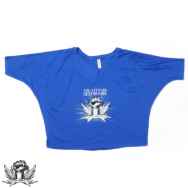 The Attitude Seedbank Ladies Bat Wing T Shirt Royal Blue